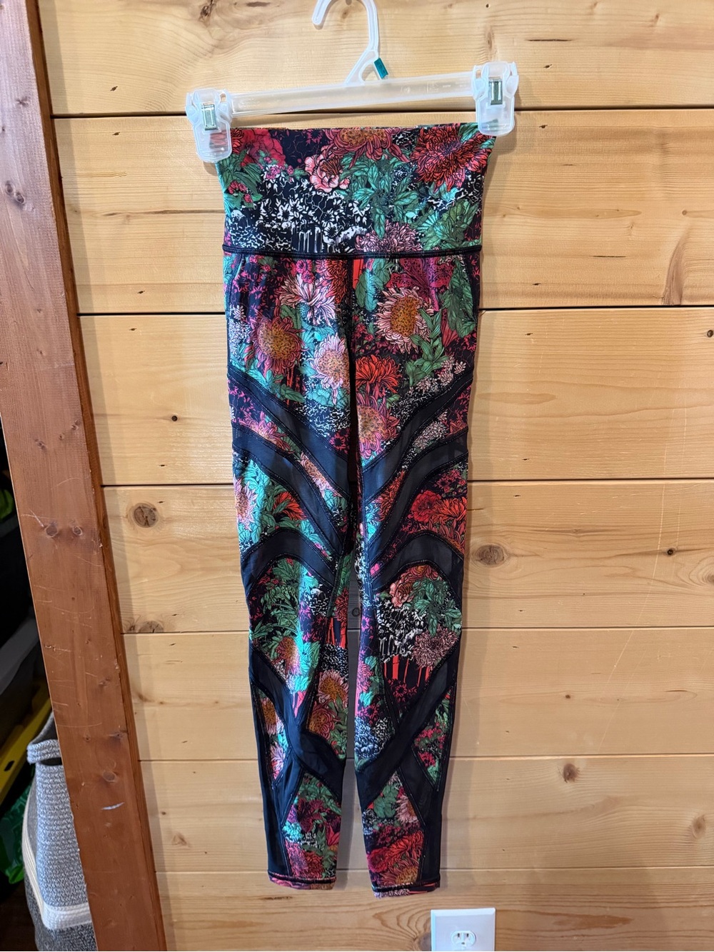 lululemon athletica Floral High-Waist Leggings in Black, Green, Pink